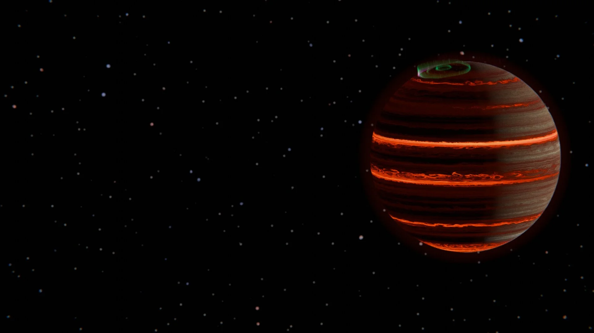 Rogue Planet Aurora: Storms and 1500C Heat?