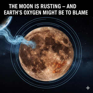 The Moon Is Rusting – And Earth’s Oxygen Might Be to Blame