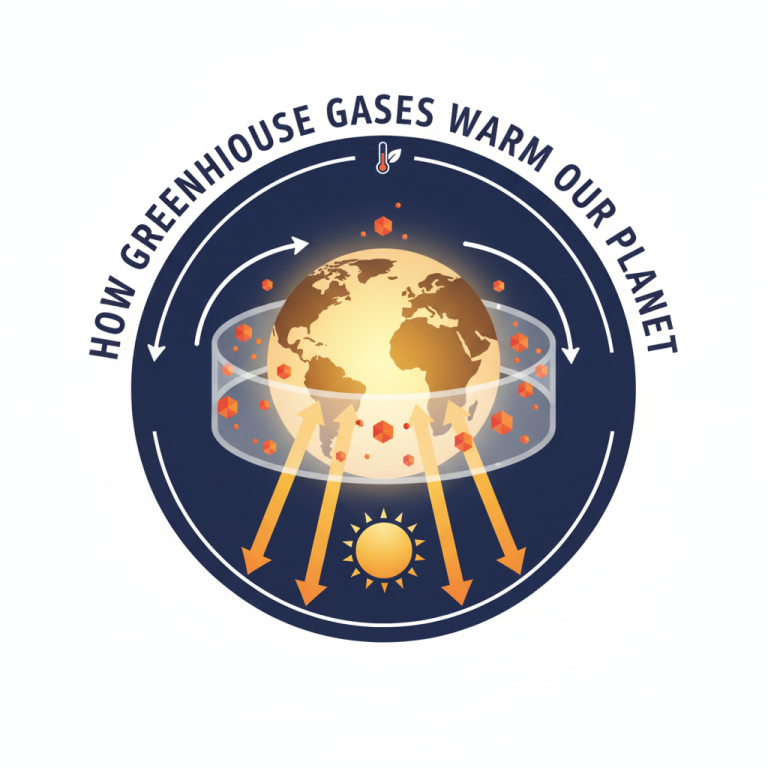 How Greenhouse Gases Warm Our Planet