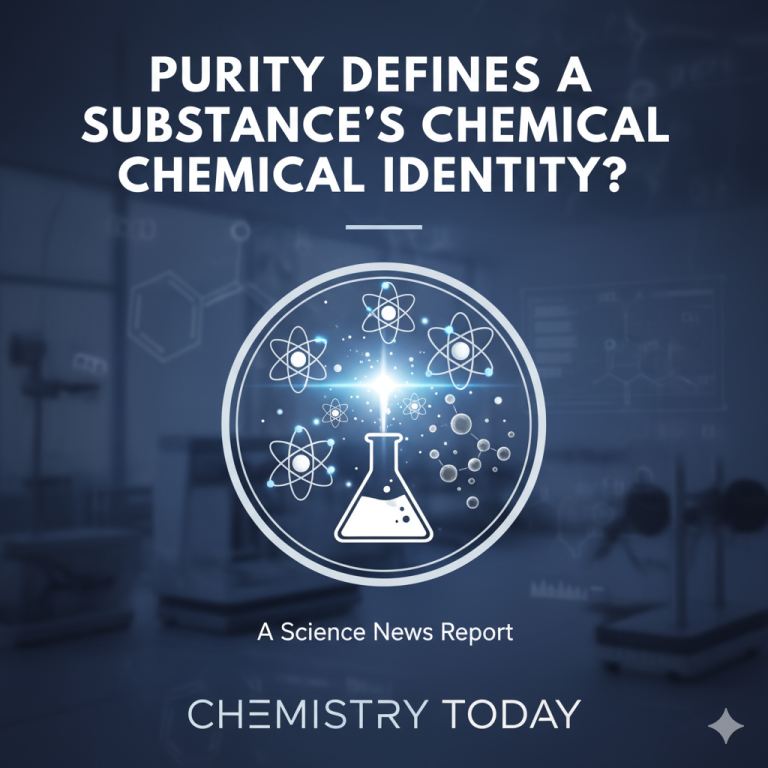 Purity Defines a Substance’s Chemical Identity
