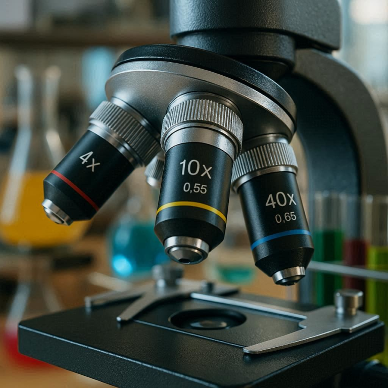 The Microscope's Turret A Gateway to Magnification