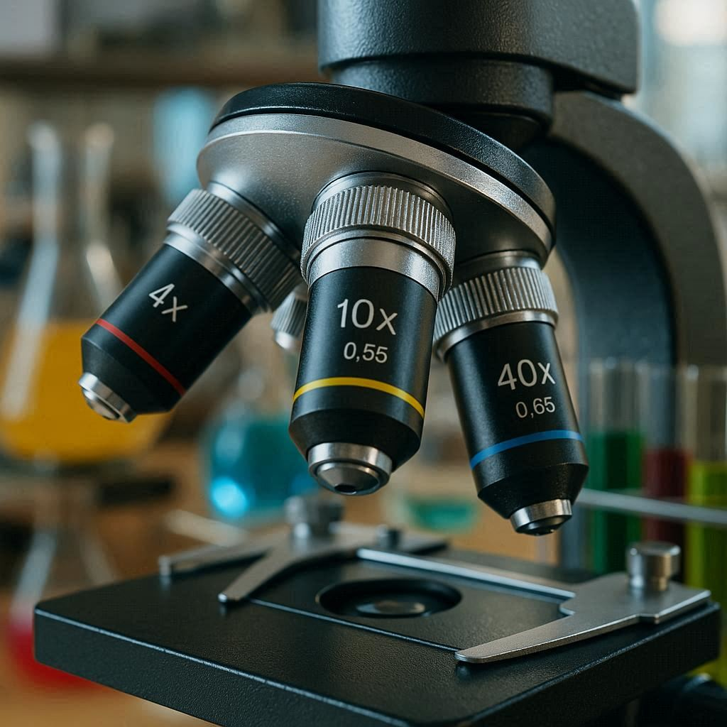 The Microscope's Turret A Gateway to Magnification