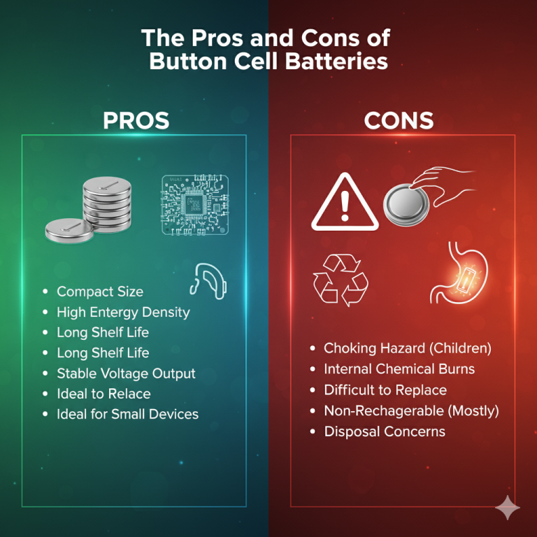 The Pros and Cons of Button Cell Batteries
