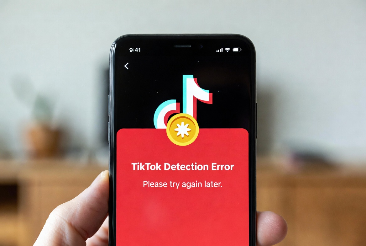 TikTok Detection Error Blocking Coin Usage